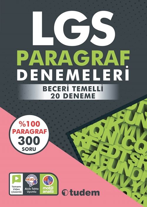 Tudem LGS Paragraf 20 Deneme Tudem Yayınları