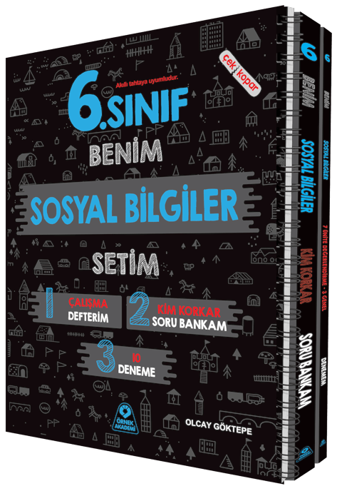 Örnek Akademi 6. Sınıf Benim Sosyal Bilgiler Setim Örnek Akademi Yayınları