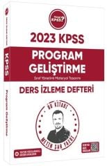 Hangi KPSS 2023 KPSS Eğitim Bilimleri Program Geliştirme Ders İzleme Defteri - Metin Şar Hangi KPSS Yayınları