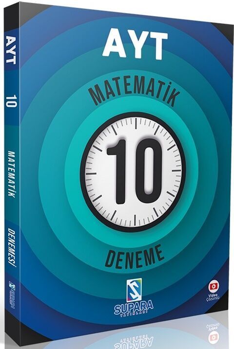 Supara YKS AYT Matematik 10 Deneme Video Çözümlü Supara Yayınları