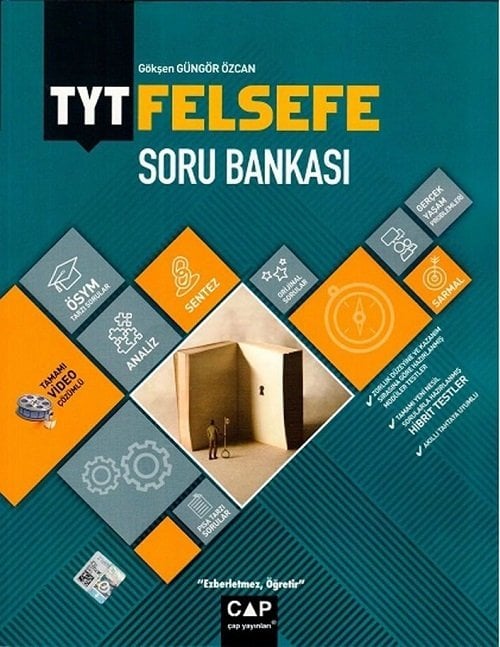 Çap Yayınları YKS TYT Felsefe Soru Bankası Video Çözümlü Çap Yayınları