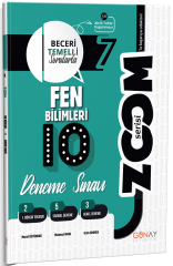 Günay 7. Sınıf Fen Bilimleri Zoom 10 Deneme Günay Yayınları