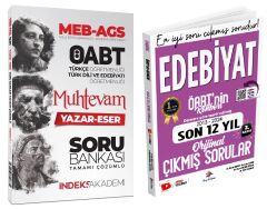 Dizgi Kitap + İndeks 2025 ÖABT MEB-AGS nin Rehberi Türk Dili ve Edebiyatı Muhteva Yazar Eser Soru Bankası + Çıkmış Sorular Son 12 Yıl 2 li Set - Adem Hakan Dizgi Kitap + İndeks Akademi Yayınları