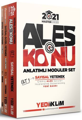 Yediiklim 2021 ALES MASTER Konu Anlatımlı Modüler Set Yediiklim Yayınları