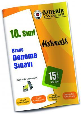 Özdebir 10. Sınıf Matematik 15 Deneme Özdebir Yayınları