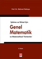 Ekin Genel Matematik 6. Baskı - Mehmet Pekkaya Ekin Yayınları