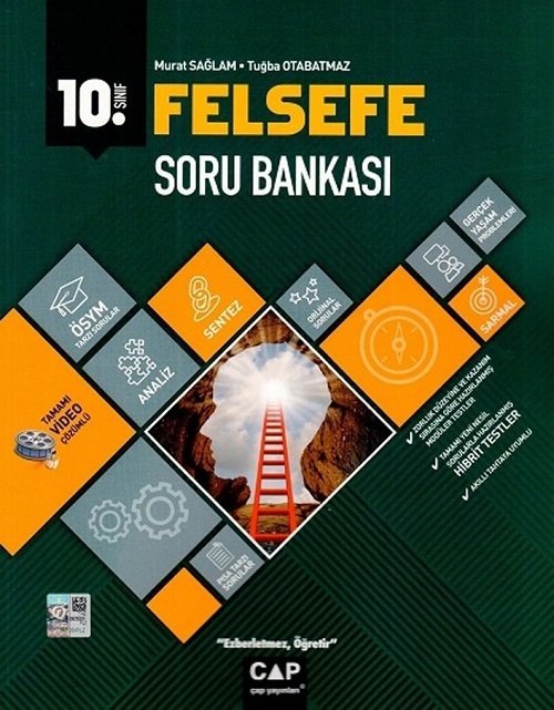 Çap Yayınları 10. Sınıf Felsefe Soru Bankası Anadolu Lisesi Video Çözümlü Çap Yayınları