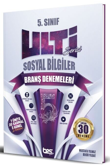 Bes Yayınları 5. Sınıf Sosyal Bilgiler Ulti 30 Deneme Bes Yayınları