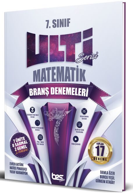 Bes Yayınları 7. Sınıf Matematik Ulti 17 Deneme Bes Yayınları