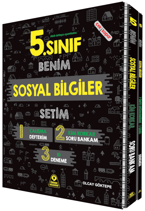 Örnek Akademi 5. Sınıf Benim Sosyal Bilgiler Setim Örnek Akademi Yayınları