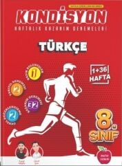 Newton 8. Sınıf Türkçe Kondisyon Haftalık Kazanım Denemeleri Newton Yayınları