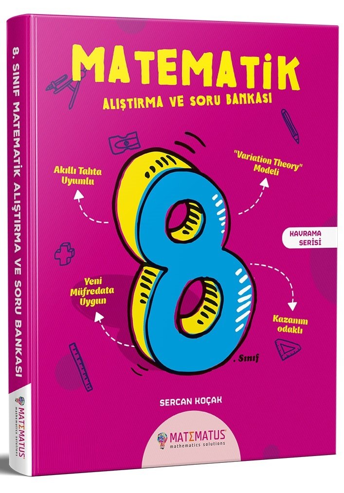 Matematus 8. Sınıf Matematik Alıştırma ve Soru Bankası Matematus Yayınları