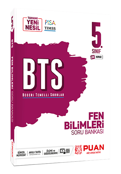 Puan 5. Sınıf Fen Bilimleri BTS Soru Bankası Puan Yayınları