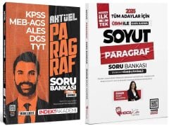 Hoca Kafası + İndeks 2025 KPSS MEB-AGS TYT ALES DGS Soyut Paragraf Soru Bankası 2 li Set - Öznur Saat Yıldırım Hoca Kafası + İndeks Akademi Yayınları