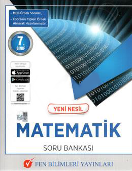 Fen Bilimleri 7. Sınıf Matematik Yeni Nesil Soru Bankası Fen Bilimleri Yayıncılık