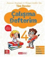 Kırmızı Beyaz 4. Sınıf Tüm Dersler Çalışma Defterim Kırmızı Beyaz Yayınları