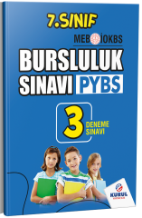 Kurul 7. Sınıf PYBS Bursluluk Sınavı 3 Deneme Kurul Yayıncılık