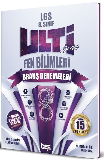 Bes Yayınları 8. Sınıf LGS Fen ilimleri Ulti 15 Deneme Bes Yayınları