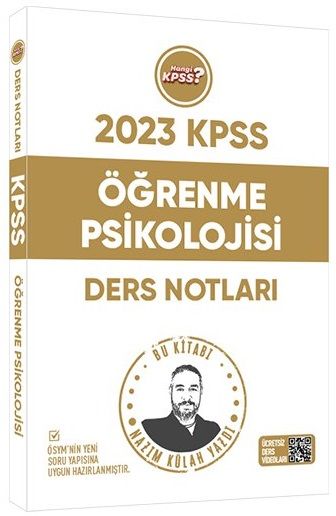 Hangi KPSS 2023 KPSS Eğitim Bilimleri Öğrenme Psikolojisi Ders Notları - Nazım Külah Hangi KPSS