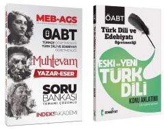 Edebiyat TV + İndeks 2025 ÖABT MEB-AGS Türk Dili ve Edebiyatı Eski ve Yeni Türk Dili Konu + Muhtevam Yazar Eser Soru Bankası 2 li Set - Kuban Seçkin Edebiyat TV + İndeks Akademi Yayınları