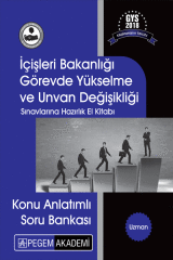 Pegem 2018 GYS İçişleri Bakanlığı UZMAN Görevde Yükselme Konu Anlatımlı Soru Bankası Pegem Akademi Yayınları