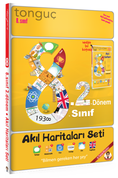 Tonguç 8. Sınıf 2. Dönem 8.2 Akıl Haritaları Seti Tonguç Akademi