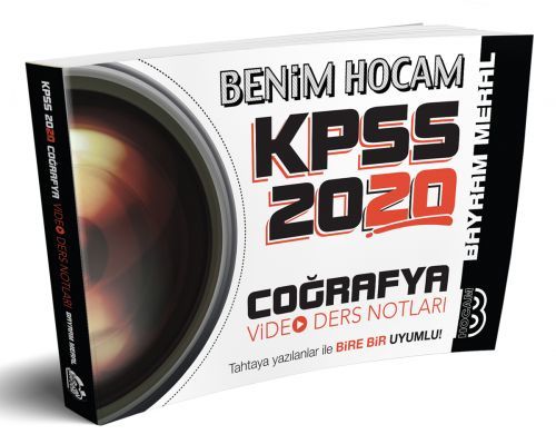 Benim Hocam 2020 KPSS Coğrafya Video Ders Notları Bayram Meral Benim Hocam Yayınları