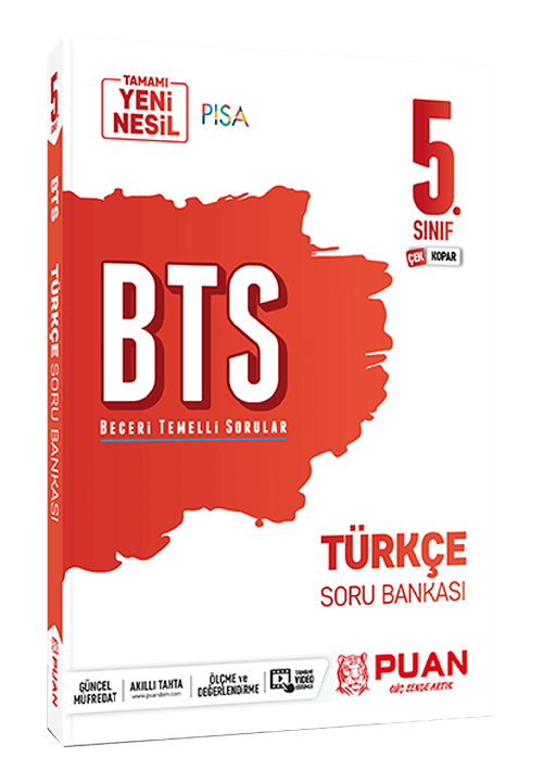 Puan 5. Sınıf Türkçe BTS Soru Bankası Puan Yayınları