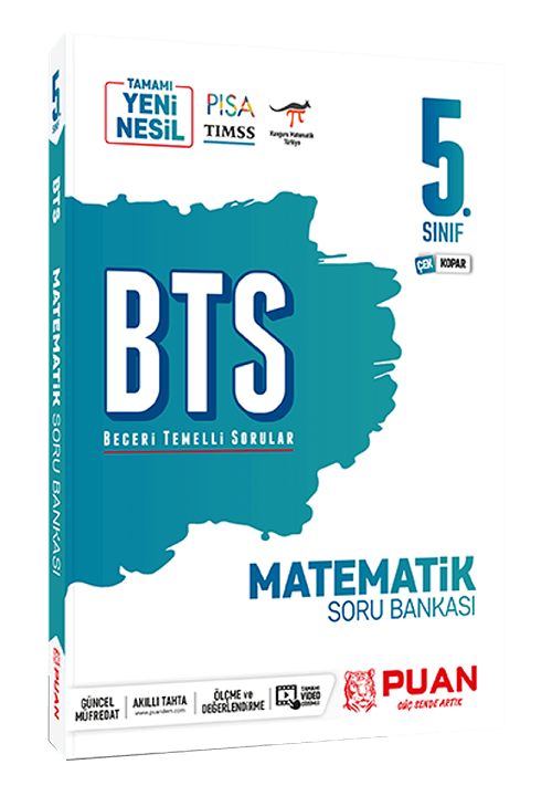 Puan 5. Sınıf Matematik BTS Soru Bankası Puan Yayınları