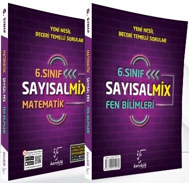 Karekök 6. Sınıf SayısalMix Matematik ve Fen Bilimleri Karekök Yayınları