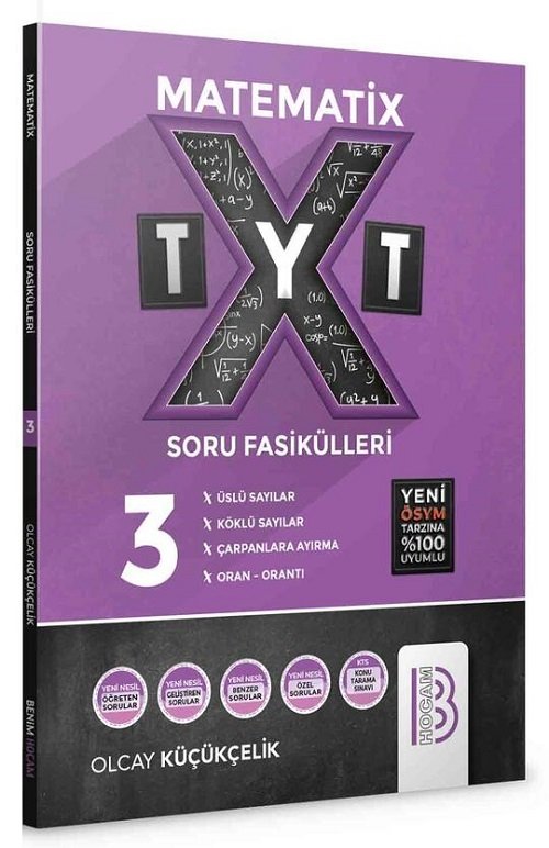 SÜPER FİYAT - Benim Hocam YKS TYT Matematik Matematix Soru Fasikülleri-3 Benim Hocam Yayınları