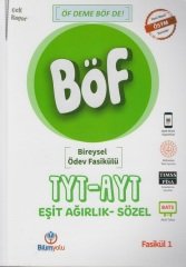 Bilim Yolu YKS TYT AYT Eşit Ağırlık Sözel Bireysel Ödev Fasikülü 5 Li Set BÖF Bilim Yolu Yayınları