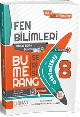 Günay 8. Sınıf Fen Bilimleri Bumerang Soru Bankası Günay Yayınları