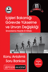 SÜPER FİYAT - Pegem 2018 GYS İçişleri Bakanlığı Tekniker ve Teknisyen Görevde Yükselme Konu Anlatımlı Soru Bankası Pegem Akademi Yayınları