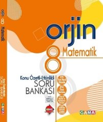 Gama 8. Sınıf Matematik Orjin Konu Özetli Soru Bankası Gama Yayınları