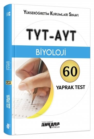 Ankara Yayıncılık YKS TYT AYT Biyoloji 60 Yaprak Test Ankara Yayıncılık