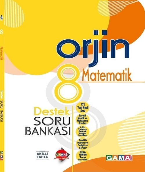 Gama 8. Sınıf Matematik Orjin Destek Soru Bankası Gama Yayınları