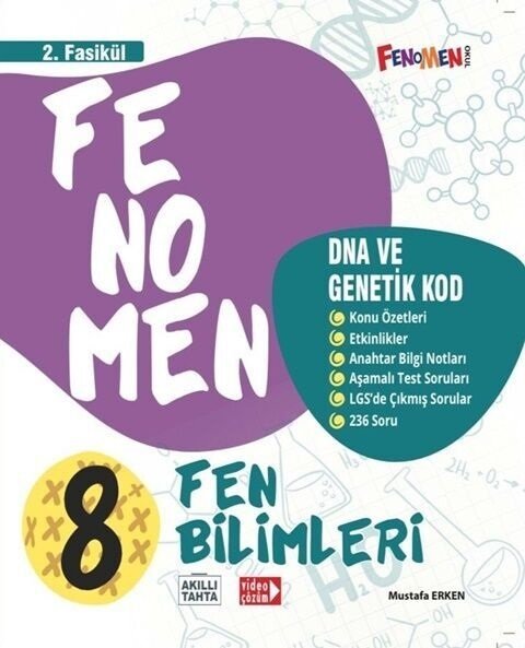 Gama 8. Sınıf Fen Bilimleri Fenomen DNA ve Genetik Kod 2. Fasikül Gama Yayınları