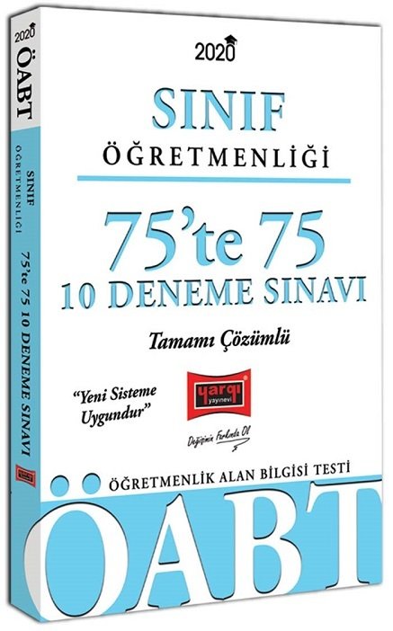 Yargı 2020 ÖABT Sınıf Öğretmenliği 75 te 75 10 Deneme Sınavı Çözümlü Yargı Yayınları