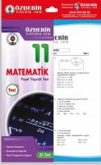 Özdebir 11.Sınıf Matematik Yaprak Test Özdebir Yayınları