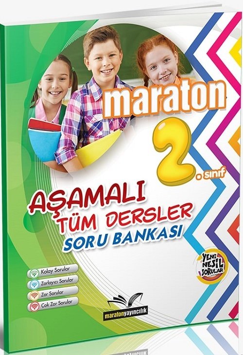 Maraton 2. Sınıf Tüm Dersler Aşamalı Soru Bankası Maraton Yayınları