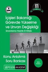 Pegem 2018 GYS İçişleri Bakanlığı Şube Müdürü Görevde Yükselme Konu Anlatımlı Soru Bankası Pegem Akademi Yayınları