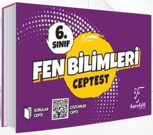 Karekök 6. Sınıf Fen Bilimleri Cep Test Karekök Yayınları