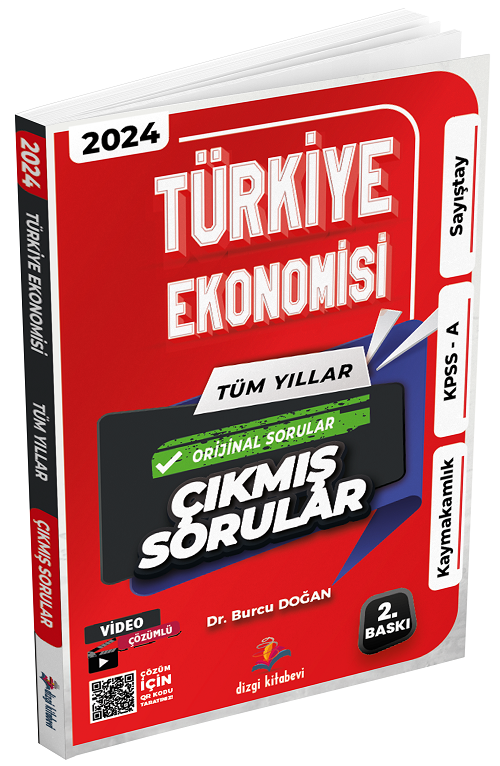 Dizgi Kitap 2024 Kaymakamlık Türkiye Ekonomisi Çıkmış Sorular - Burcu Doğan Dizgi Kitap