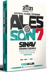 Yediiklim 2021 ALES MASTER Çıkmış Sorular Son 7 Sınav Çözümlü Yediiklim Yayınları