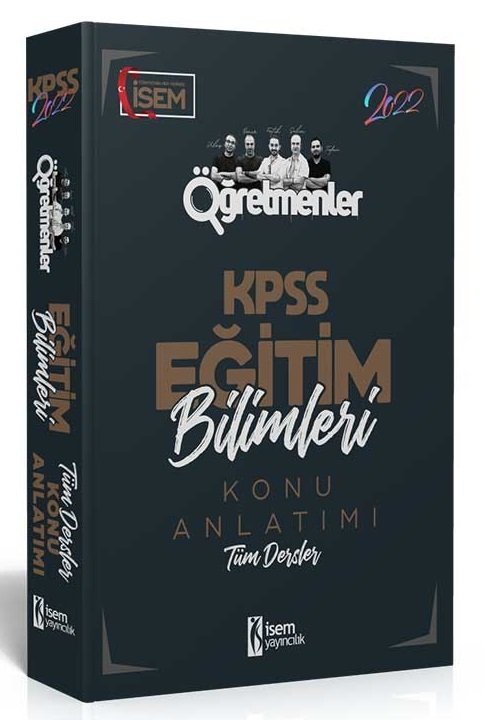 SÜPER FİYAT - İsem 2022 KPSS Eğitim Bilimleri Tüm Dersler Konu Anlatımı Tek Kitap İsem Yayınları