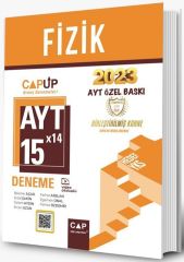 Çap Yayınları 2023 YKS AYT Fizik Birleştirilmiş Karne 15x14 UP Deneme Özel Baskı Çap Yayınları