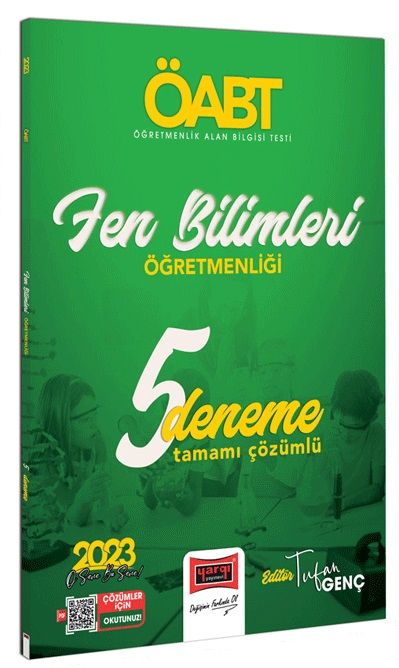 Yargı 2023 ÖABT Fen Bilimleri 5 Deneme Çözümlü - Tufan Genç Yargı Yayınları