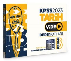 Benim Hocam 2023 KPSS Tarih Video Ders Notları - Ramazan Yetgin Benim Hocam Yayınları