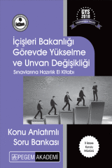 SÜPER FİYAT - Pegem 2018 GYS İçişleri Bakanlığı İl İdare Kurulu Müdürü Görevde Yükselme Konu Anlatımlı Soru Bankası Pegem Akademi Yayınları